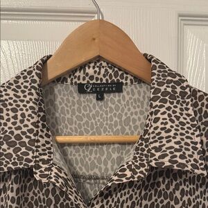 Ceezelee Leopard Print Blouse